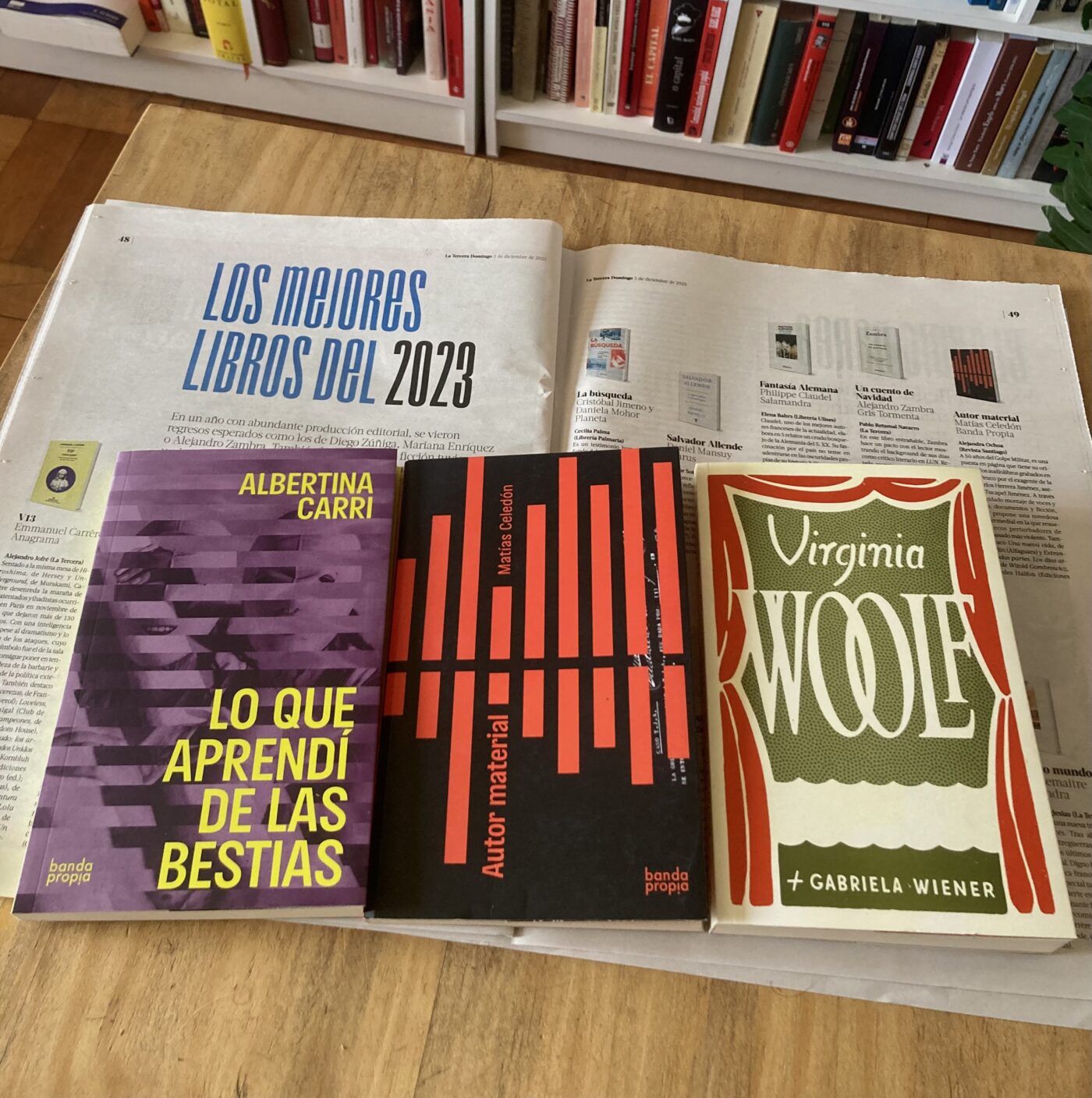 Los mejores libros del 2023  La Tercera - Banda Propia Editoras
